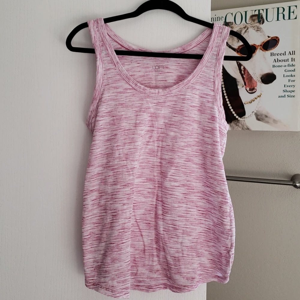Loft Outlet Striped Tank Top Size L